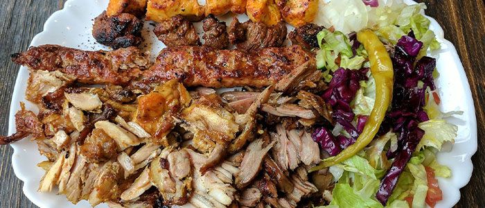 Chicken Kebab & Lamb Doner 